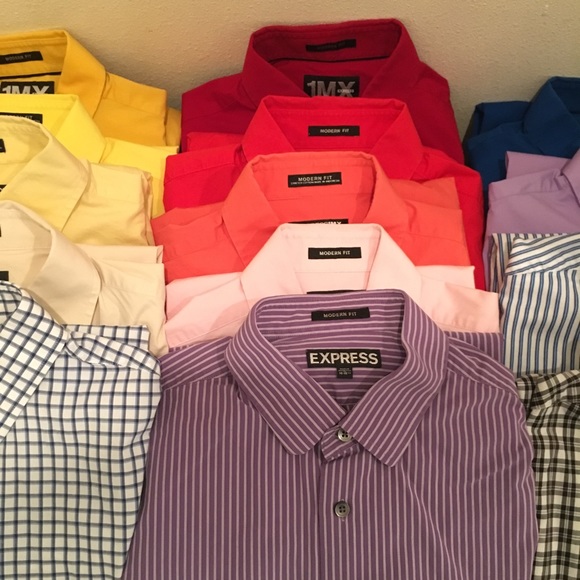 🔥MEGA SALE🔥Men’s Express Shirts LIKE NEW - Picture 3 of 5